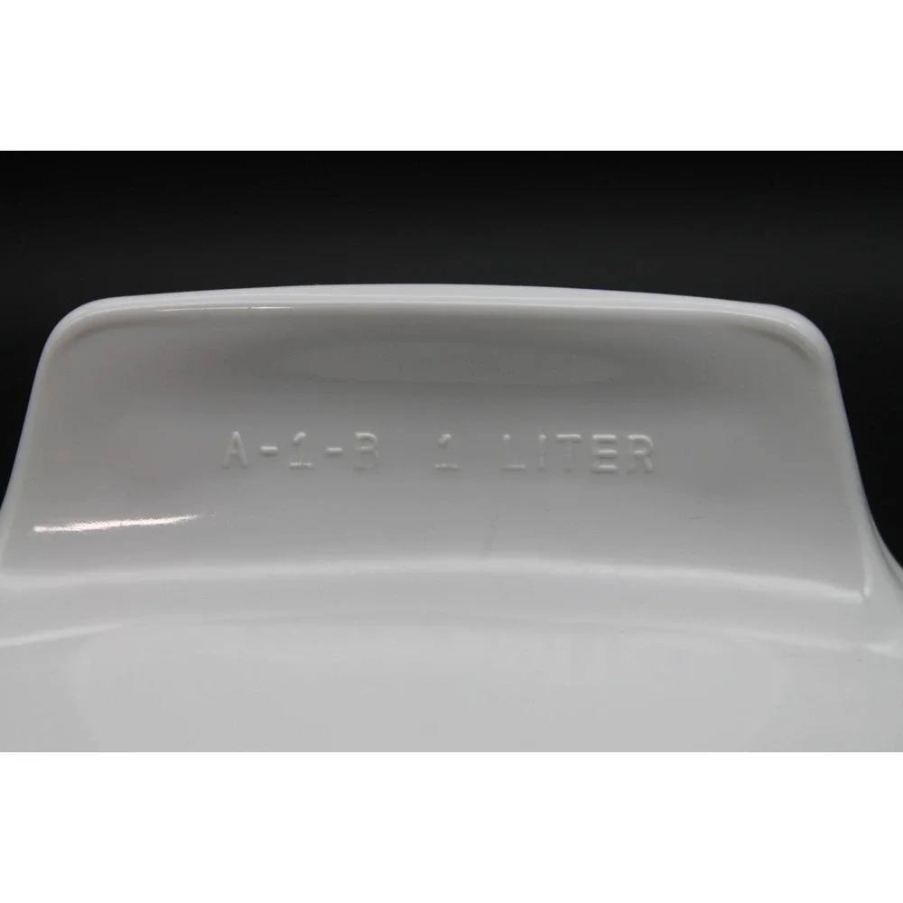 Vintage Corning Ware A-1-B 1 Liter Casserole Dish w Pyrex Lid Floral Basket